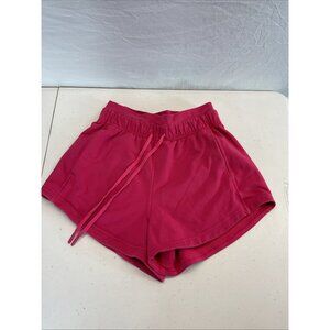 Lululemon Inner Glow Short 3" Terry‎ Heathered Core Hot Pink Size 4